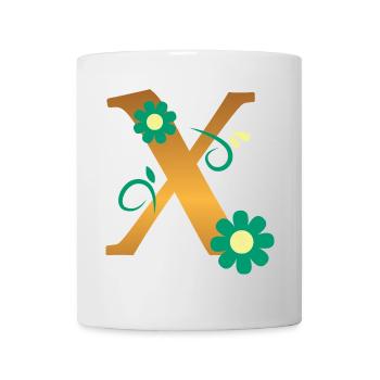 X - Tasse - Weiß - Vorne