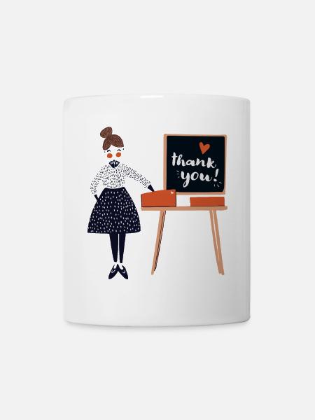Teacher Thank You – Cards & End-of-Year Gifts - Mug - white