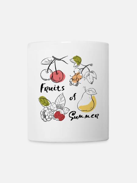 Fruits of Summer - Tasse - Weiß