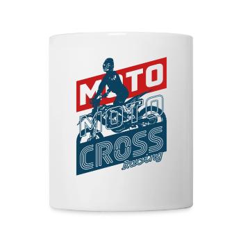 Motocross Rider - MX Racing - Mug - white - Front