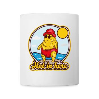 Schmelzende Butter am Strand - Tasse - Weiß - Vorne