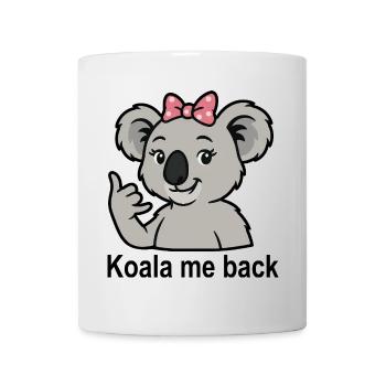 Koala Saying Call Phone Cute Koala - Mug - white - Front