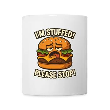 Ich bin gefüllter Hamburger - Tasse - Weiß - Vorne