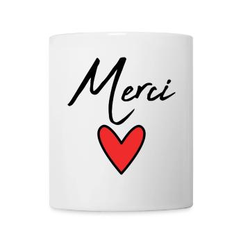 VIELEN DANK. GELIEBTE. HERZ. MEISTER. DANKE HERRIN. - Tasse - Weiß - Vorne