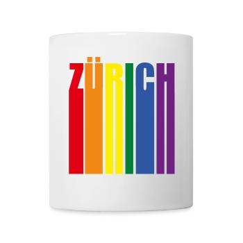 Zurich Rainbow Pride LGBT - Mug - white - Front