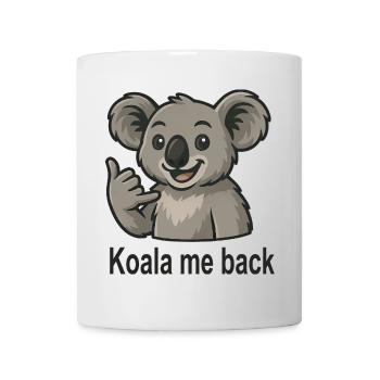 Cute koala phone call koala saying - Mug - white - Front