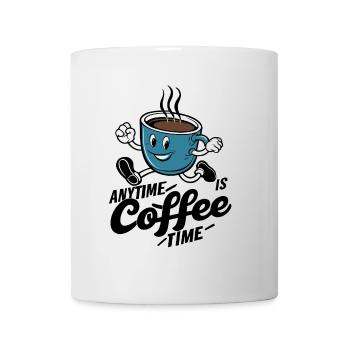 Es ist immer Kaffeezeit für Kaffeeliebhaber # - Tasse - Weiß - Vorne