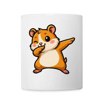 Dessin animé mignon cochon d’Inde hamster - Mug blanc - blanc - Devant