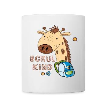 Cute Giraffe Back to School Design - Mug - white - Front