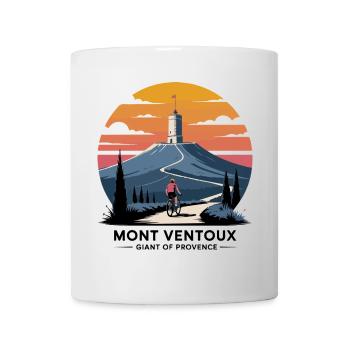 Tour of Provence by Bike - Mug - white - Front