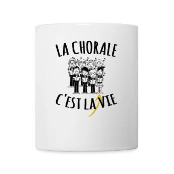 Chorale Chanteurs Prenom Personnalisable - Mug blanc - blanc - Devant