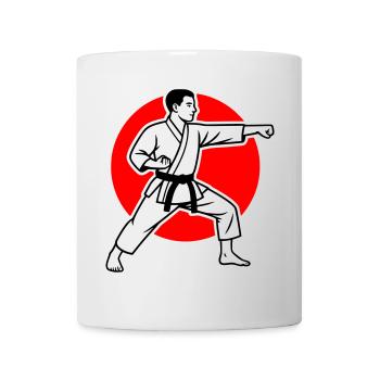 Karate Oi-Zuki - Mug - white - Front