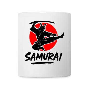 Samouraï - Mug blanc - blanc - Devant