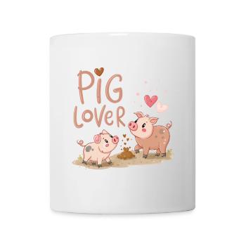 Schweine-Liebhaber - Tasse - Weiß - Vorne