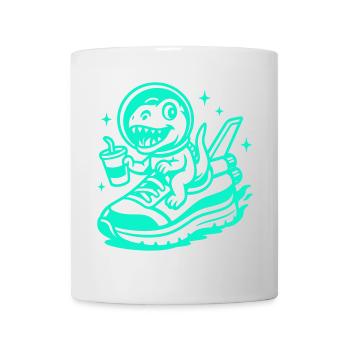 Space Fun Saurus Junior - Mug - white - Front
