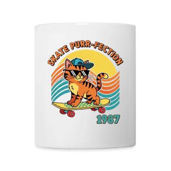 Skate cat - Mug - white - Front