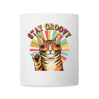 Stay groovy - Mug - white - Front