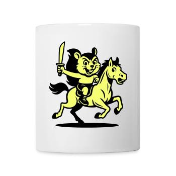 Cute Hero on Horse - Tasse - Weiß - Vorne
