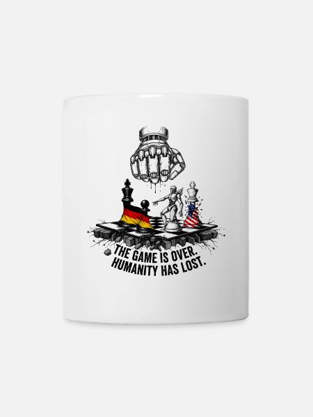 The Game is Over, Humanity has Lost - Tasse - Weiß