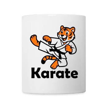 Karate Tiger - Tasse - Weiß - Vorne