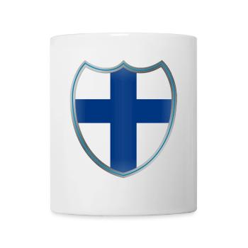 Finland (Finnland_Wappen) - Tasse - Weiß - Vorne
