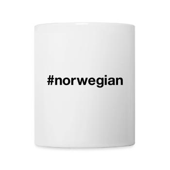 Hashtag norvégien Norvège Norvège Norge - Mug blanc - blanc - Devant