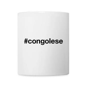 CONGOLESE Hashtag Kongo Congo - Tasse - Weiß - Vorne