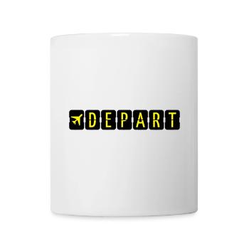 Départ - Mug blanc - blanc - Devant
