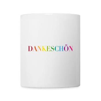 Einfach Dankeschön sagen - Tasse - Weiß - Vorne