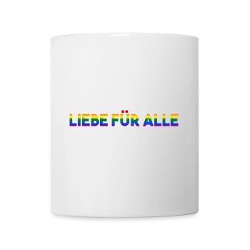 Liebe für Alle Transgender LGBTQ Pride Month - Tasse - Weiß - Vorne