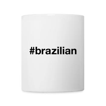 BRAZILIAN Brazil Hashtag I'm Brazilian - Mug - white - Front