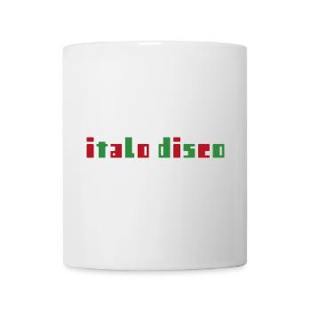 ITALO DISCO Italie Drapeau italien - Mug blanc - blanc - Devant