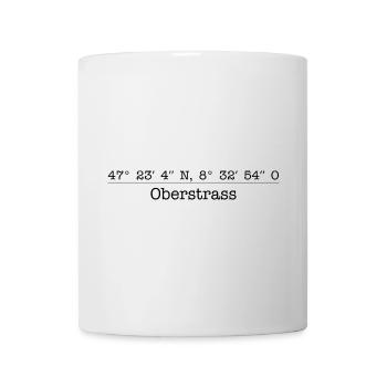 Coordonnées Kreis 6 Oberstrass Zürich - Mug blanc - blanc - Devant