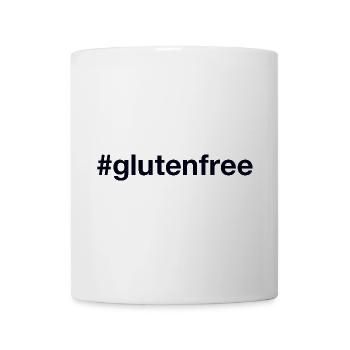 GLUTEN FREE Hashtag - Tasse - Weiß - Vorne