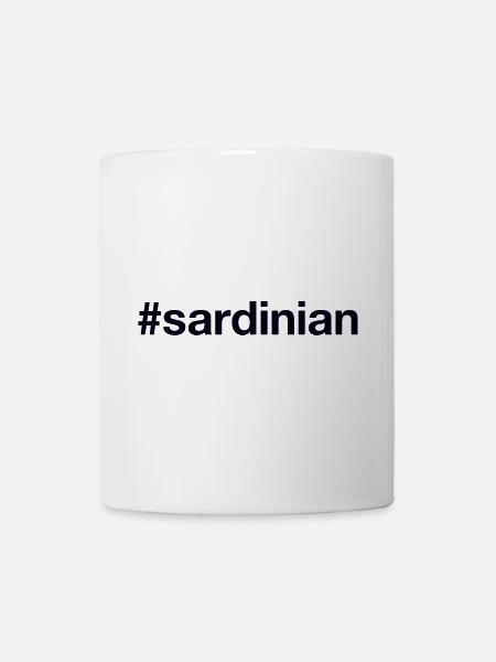 SARDE Hashtag Sardaigne Italie Italie - Mug blanc - blanc