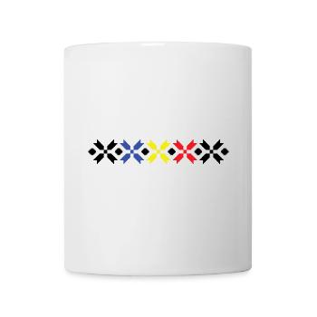 Traditional romanian motifs - Mug - white - Front