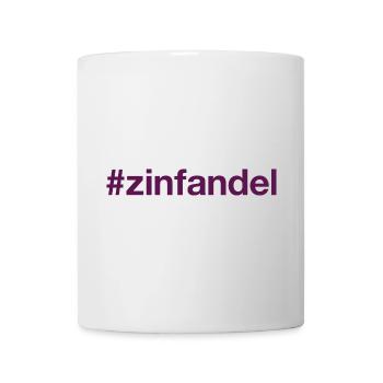 ZINFANDEL Hashtag - Tasse - Weiß - Vorne