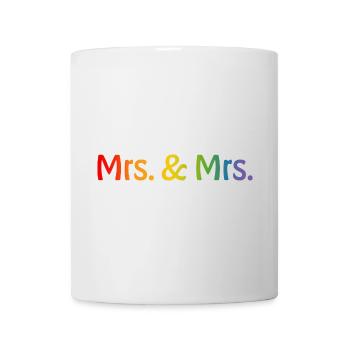 Rainbow Mrs and Mrs 1 - Mug - white - Front
