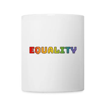 Égalité arc-en-ciel 1 - Mug blanc - blanc - Devant