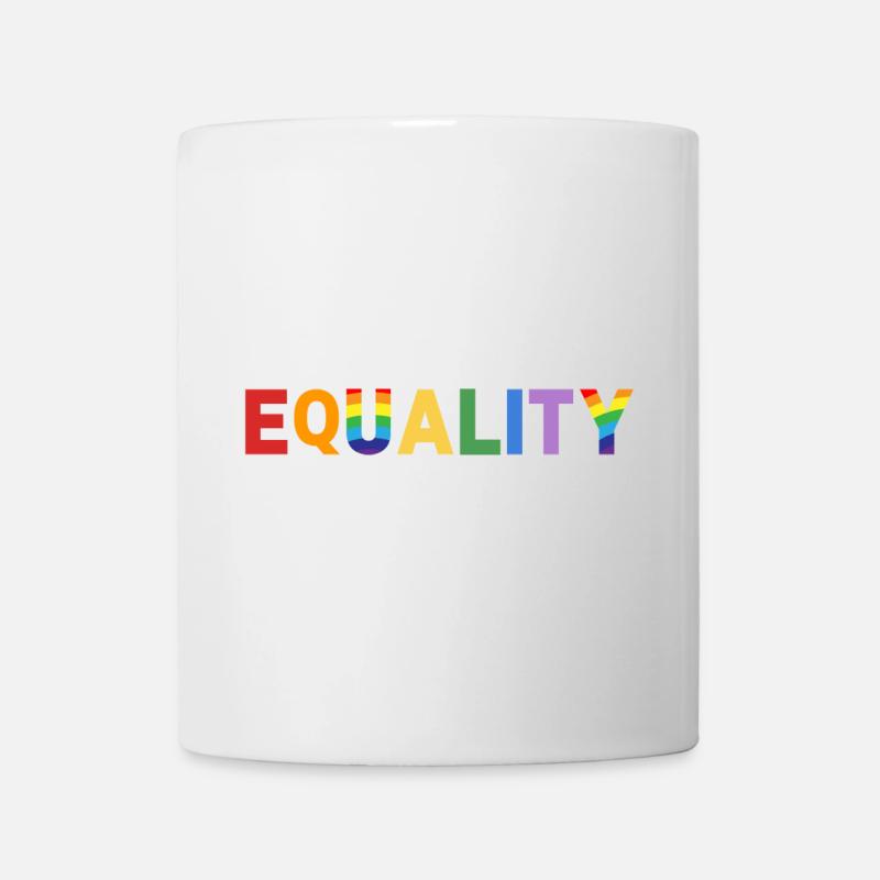 Égalité - Mug blanc - blanc