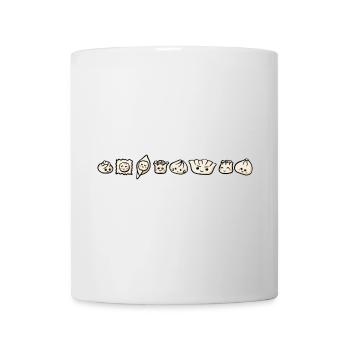 Boulettes mignonnes du monde - Mug blanc - blanc - Devant