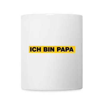Ich bin Papa - Tasse - Weiß - Vorne