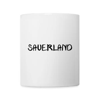 echt.SAUERLAND pur schwatt R - Tasse - Weiß - Vorne