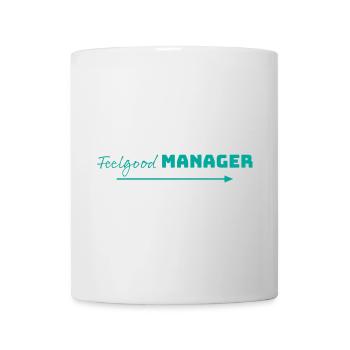 Design Feelgood Manager mint arrow - Mug - white - Front