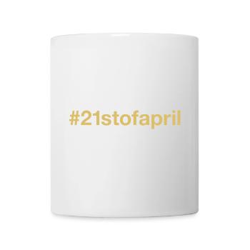 born on April 21 Birthday birthday - Mug - white - Front