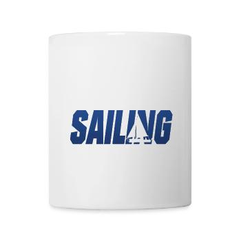 Segeln Boot Segler Segelsport - Tasse - Weiß - Vorne