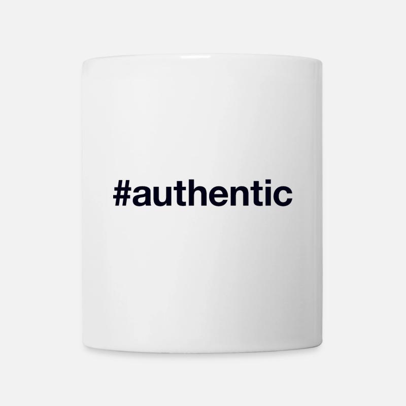 AUTHENTIC authentisch echt - Tasse - Weiß