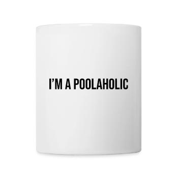 Je suis un accro de piscine - Mug blanc - blanc - Devant