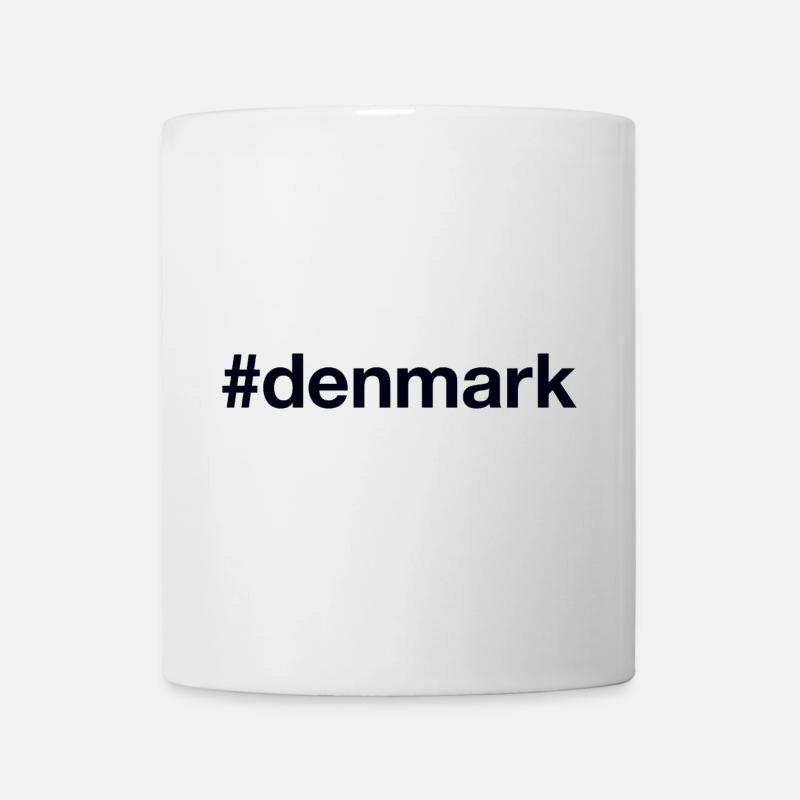DENMARK Hashtag Dänemark - Tasse - Weiß