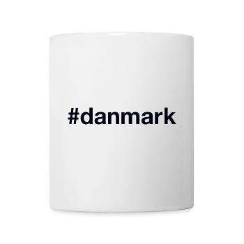 DANMARK Hashtag Dänemark - Tasse - Weiß - Vorne